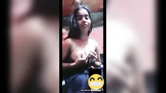 Virgin Girl Stripping Naked On Video Call With Boyfriend