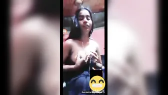 Virgin Girl Stripping Naked On Video Call With Boyfriend