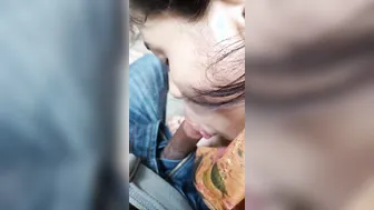 GF Sucking Dick And Getting Fucked Raw Outdoors