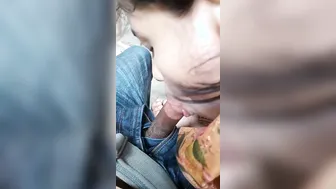 GF Sucking Dick And Getting Fucked Raw Outdoors