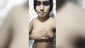 College Babe Showing Untouched Big Boobs To Boyfriend On Call