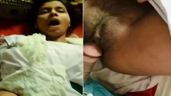 My Hairy GF Getting Fucked Hard Moaning Loud In Bedroom