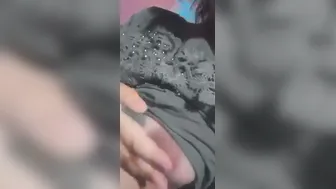 My Desi Gf Showing Off Her Dark Nipples In Selfie Clip Tonight