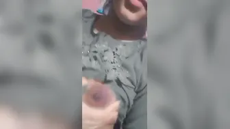My Desi Gf Showing Off Her Dark Nipples In Selfie Clip Tonight