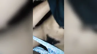 College Babe Flashing Her Hairy Pussy In Leaked Private Video