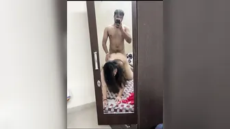 My GF Moaning Loud Taking It Deep From Behind At Home