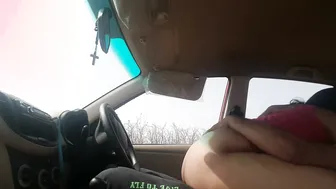 Roadside Fucking My GF In Backseat Somewhere Outside Town
