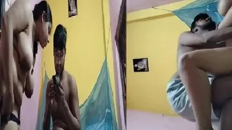 Newlywed Busty Wife Teasing And Getting Wild On Wedding Night