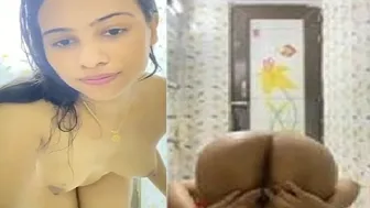 Young Babe Stripping And Bathing Caught On Hidden Mobile Camera