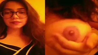 Hot Desi Babe Naked And Playing With Her Big Tits And Pussy