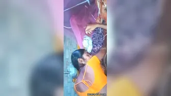Bhabhi In Yellow Saree Getting Fucked After Sucking His Cock