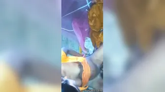 Bhabhi In Yellow Saree Getting Fucked After Sucking His Cock