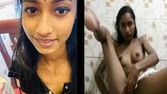 Slim GF Giving Blowjob Before Fingering Session