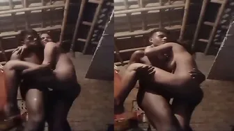 Young Wife Getting Fucked Standing Up In Leaked Homemade Mms