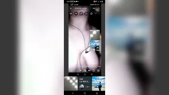 My Gf Getting Naked And Playing During Naughty Video Call Sex