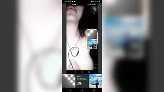 My Gf Getting Naked And Playing During Naughty Video Call Sex