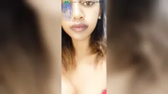 Red Bra Girl Fingering Her Dripping Wet Pussy Moaning
