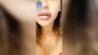 Red Bra Girl Fingering Her Dripping Wet Pussy Moaning