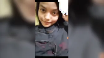 GF Showing Her Boobs For The Very First Time On Cam