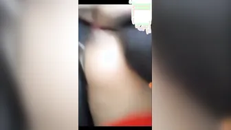 GF Showing Her Boobs For The Very First Time On Cam