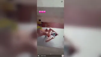 Young Virgin Bathing Naked Caught On Hidden Camera For Lover