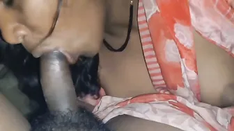 Sucking His Cock Before Getting Her Hairy Pussy Fucked Hard