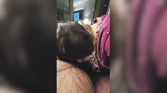 Curvy Wife From Next Door Giving A Messy Deepthroat Blowjob