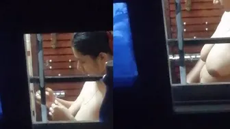 Busty Bhabhi Bathing Secretly Filmed Getting Wet And Soapy