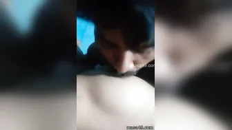 Wife Feeding Her Swollen Nipples To Hubby In Intimate Moment