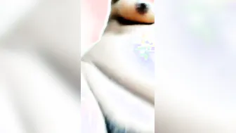 Hairy Pussy GF Masturbating Alone In Her Locked Room