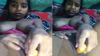 Village GF Masturbating With Whatever She Found Nearby