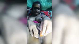 Village GF Masturbating With Whatever She Found Nearby