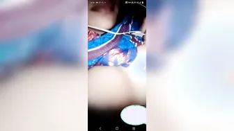 Horny Girl Showing Her Lusty Expressions During Video Chat