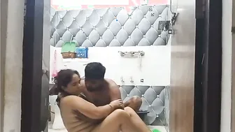 Married Couple Fucking Hard In Bathroom Caught On Tape