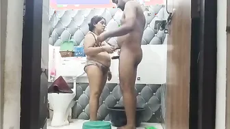 Married Couple Fucking Hard In Bathroom Caught On Tape