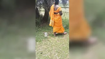 Mature Slut Getting Fucked Outdoors While Standing Up Rough