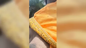 Mature Slut Getting Fucked Outdoors While Standing Up Rough