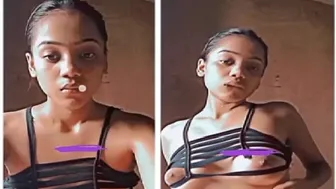 Desi Babe Showing Her Big Tits On Video Call Going Viral Now
