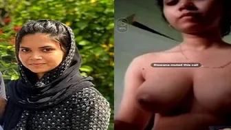 Cute GF Showing Her Boobs During Private Video Call