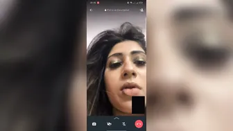 Classy Babe Revealing Her Perfect Boobs On Video Call For Me