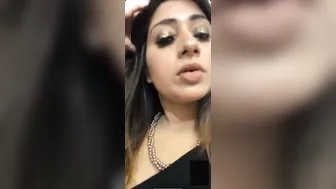 Classy Babe Revealing Her Perfect Boobs On Video Call For Me