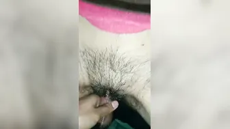 Cute Hairy GF Getting Fucked While Chatting On Phone
