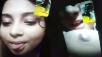 Jerking Off While Watching My Topless GF On Video Call