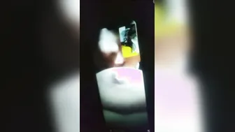 Jerking Off While Watching My Topless GF On Video Call