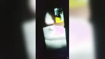 Jerking Off While Watching My Topless GF On Video Call