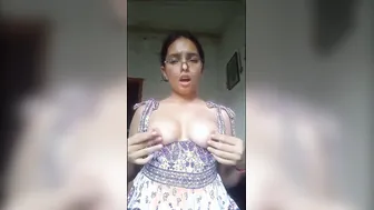 Desi Babe Teasing Nipples And Moaning During Intimate Home Sex