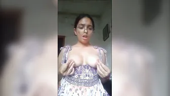Desi Babe Teasing Nipples And Moaning During Intimate Home Sex