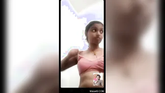 GF Going Topless During Our Private Video Call Together
