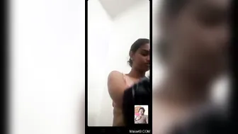 GF Going Topless During Our Private Video Call Together