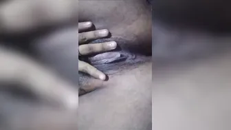 My GF Rubbing Her Hairy Pussy When She Gets Too Horny